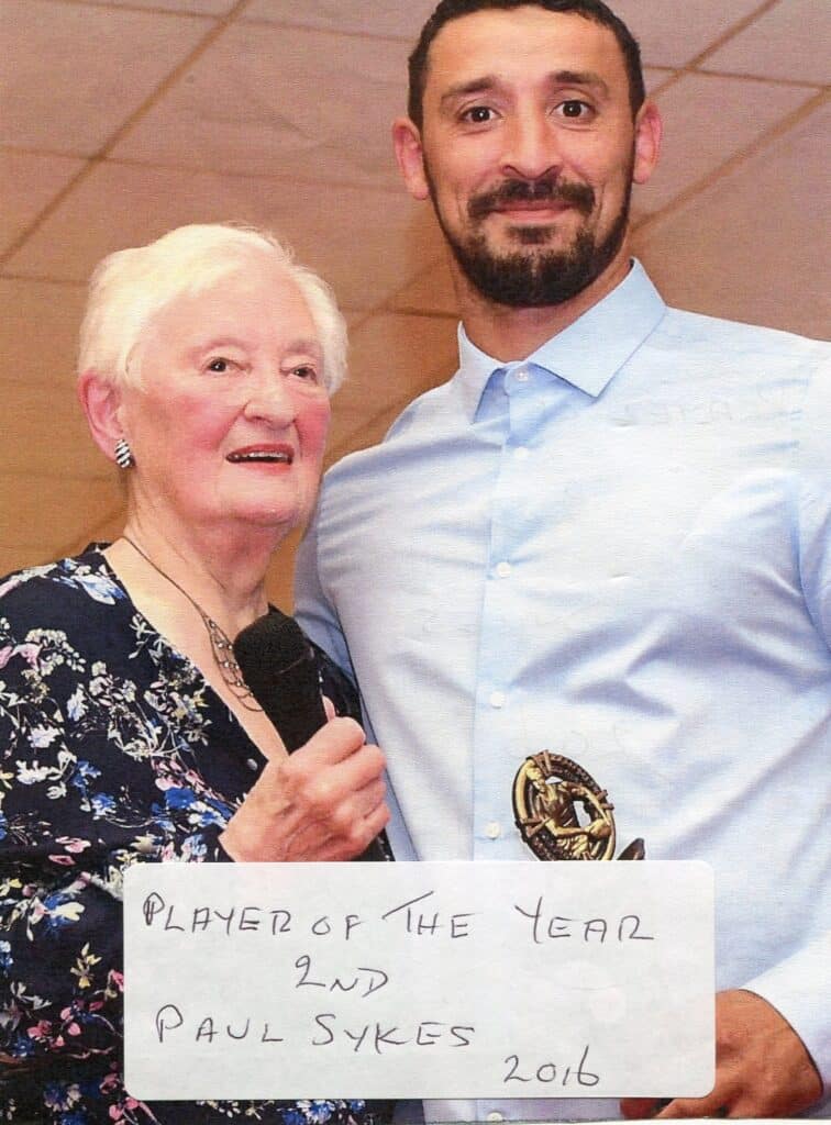 Elsie Fryer Collection - Paul Sykes Player Of The Year 2016 (2nd)